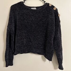 Poof Apparel Cropped Sweater - Size Medium